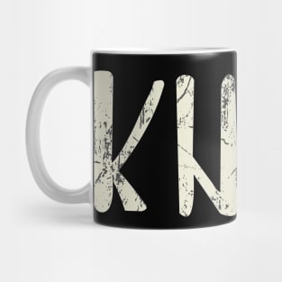 Knox Vintage Distressed Knoxville Tennessee Football Mug